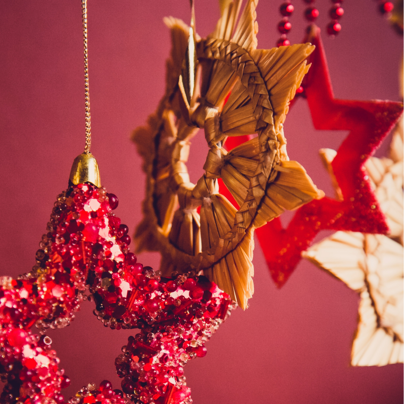 Star Shatterproof Christmas Ornaments